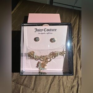 Juicy Couture Earrings & Bracelet- New in Box